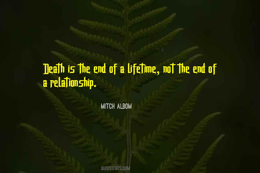 End Of The Relationship Quotes #50780