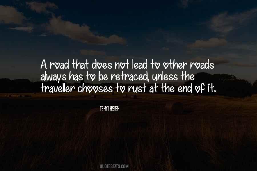 End Of The Road Quotes #559493