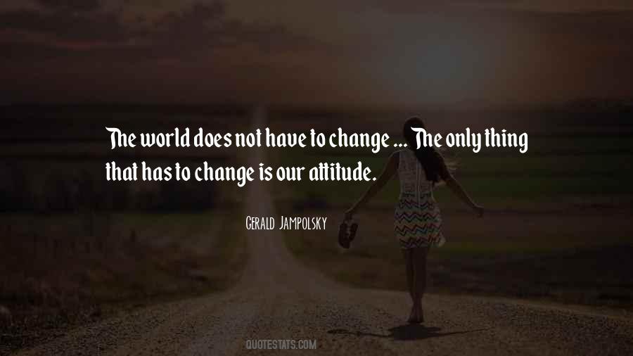 Change Attitude Quotes #481836