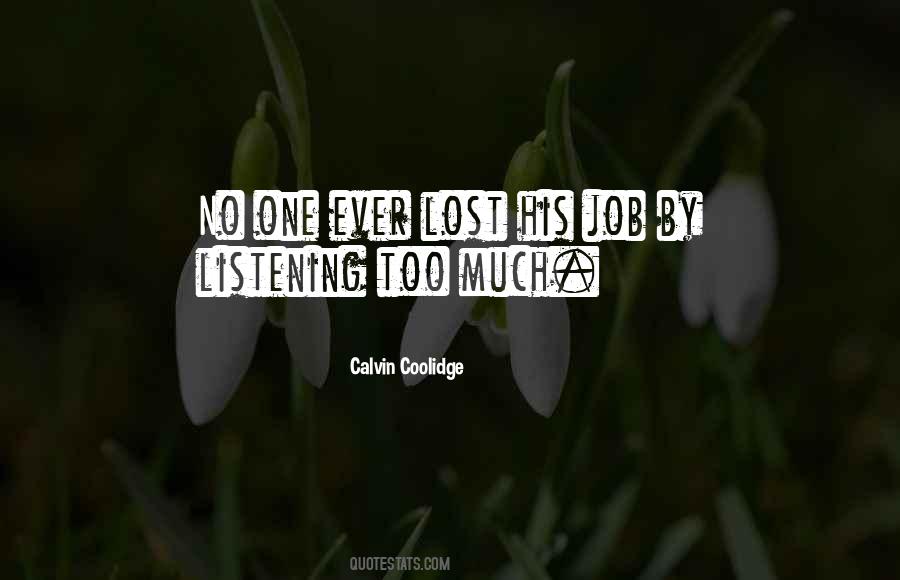 Lost Job Quotes #1849069
