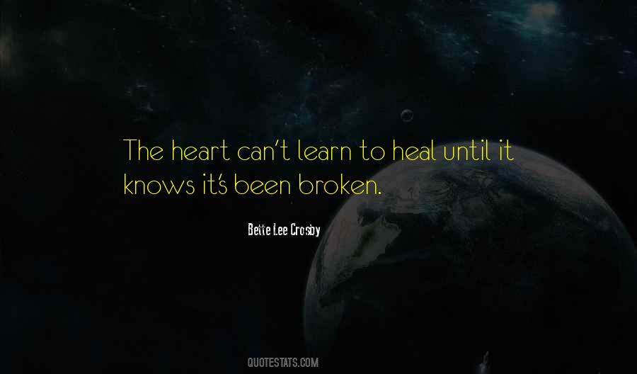 Heal My Broken Heart Quotes #504779