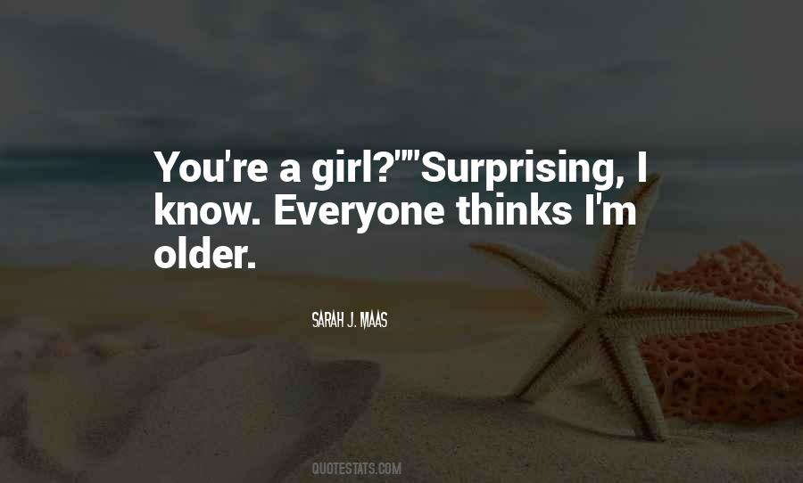 Older Girl Quotes #1801857