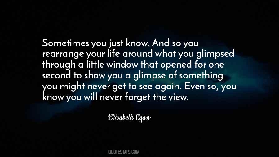 A Glimpse Of You Quotes #1771418