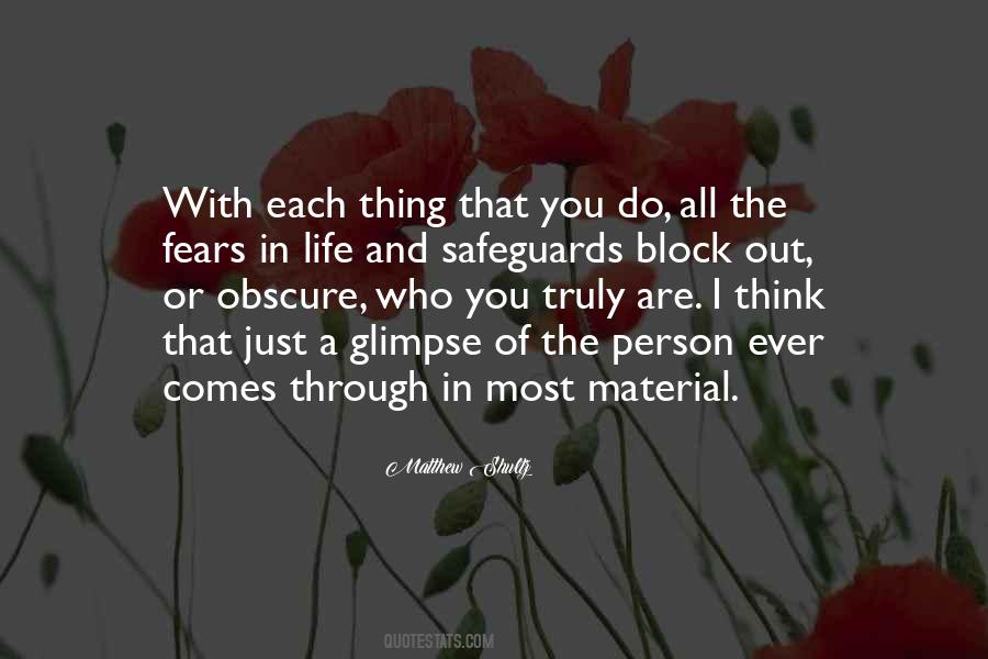 A Glimpse Of You Quotes #480444