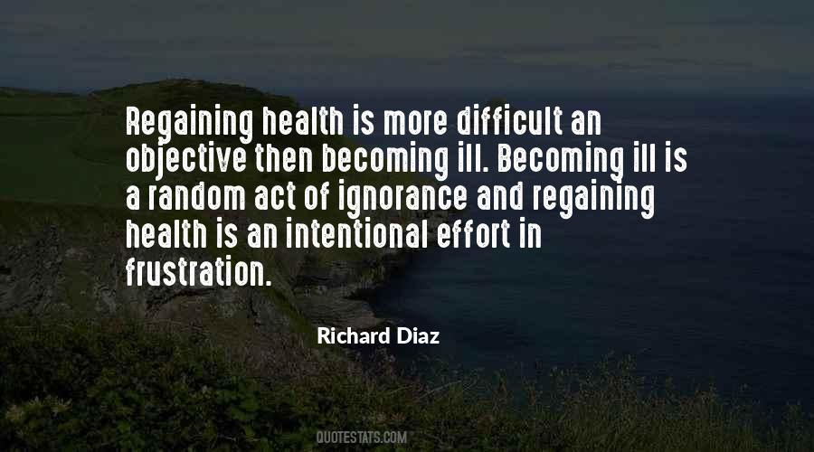 Quotes About Ill Health #203153