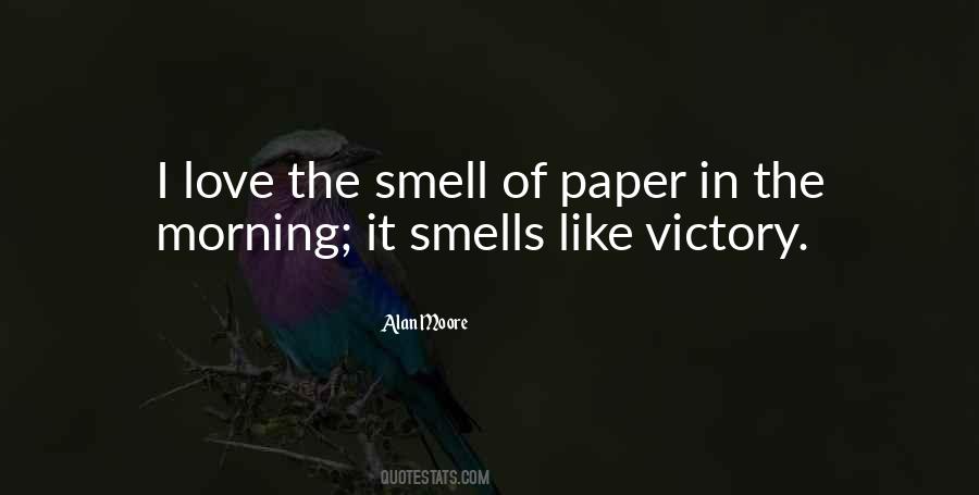 Morning Smell Quotes #967653