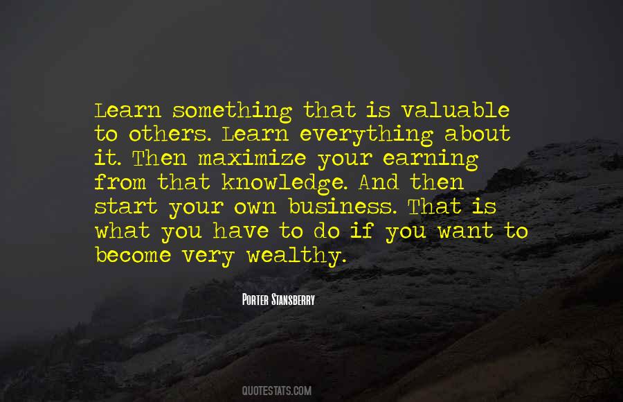 Own Your Own Business Quotes #1445725