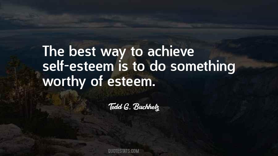Best Self Esteem Quotes #1367347
