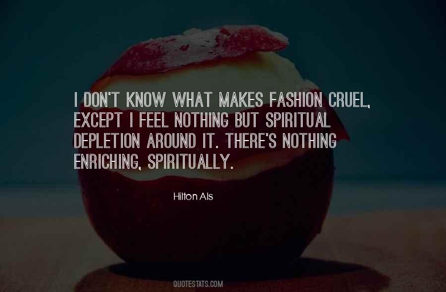Spiritual Fashion Quotes #1727504