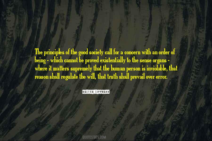 To Be A Good Human Being Quotes #1554766