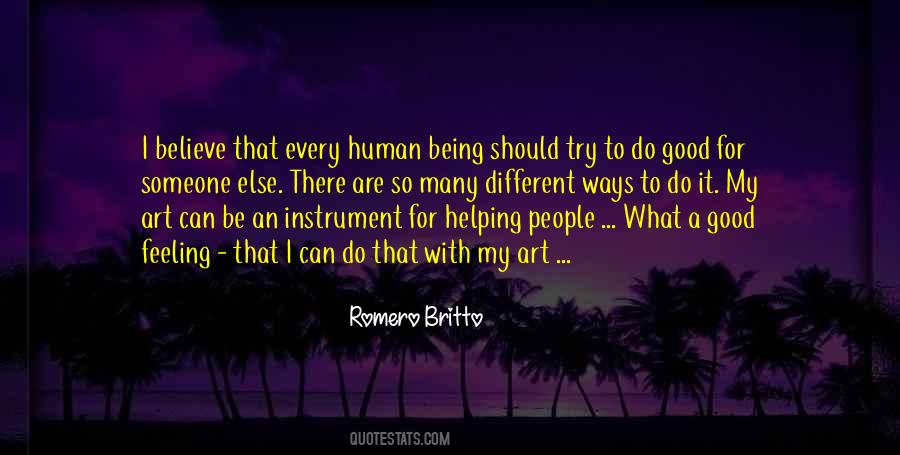 To Be A Good Human Being Quotes #241204