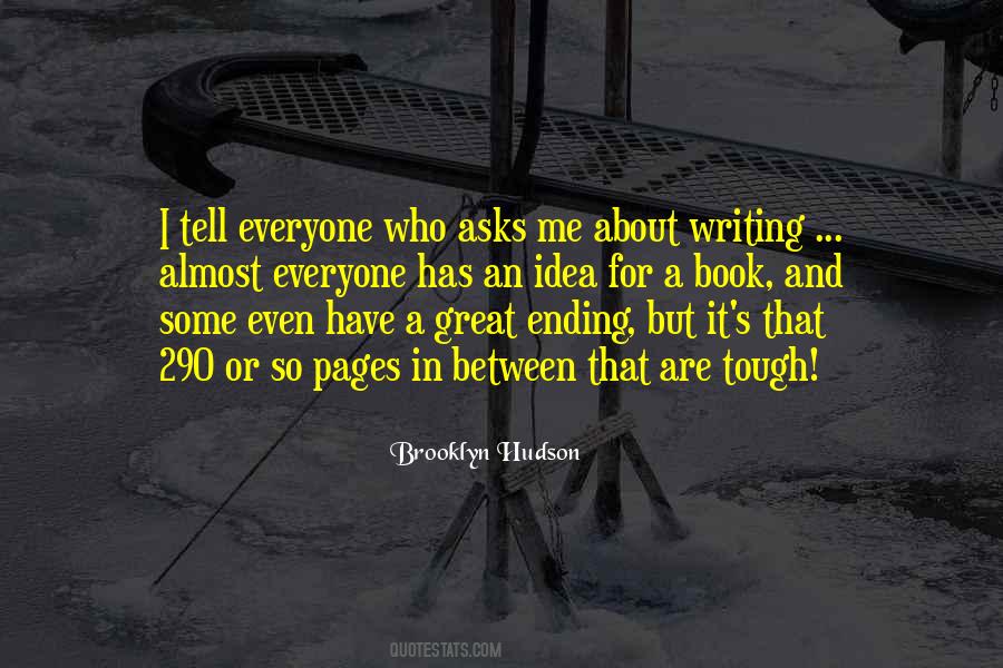Ending A Book Quotes #1453764