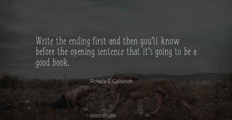 Ending A Book Quotes #1593243