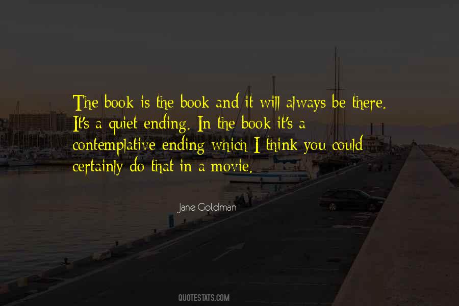 Ending A Book Quotes #1775134