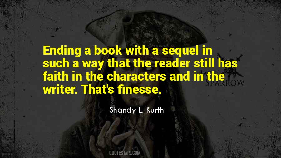 Ending A Book Quotes #1864046