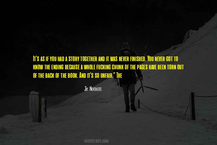 Ending A Book Quotes #945024