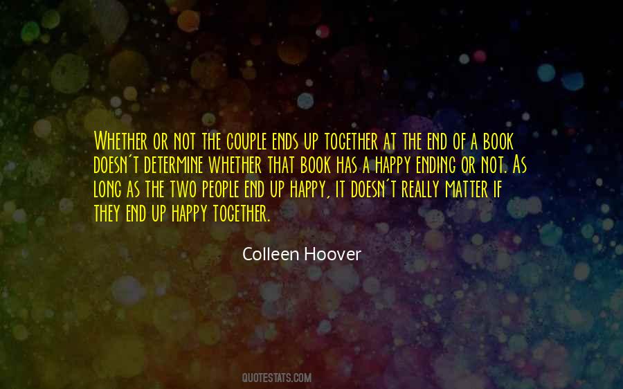 Ending A Book Quotes #983528