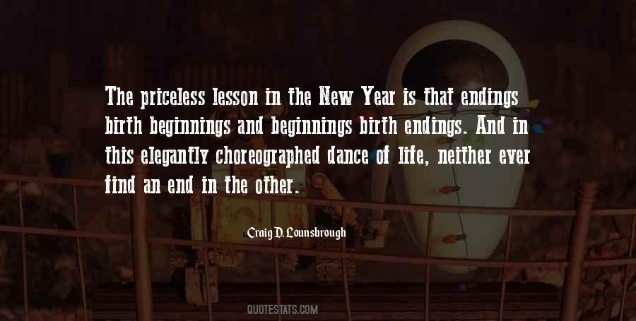 Ending New Year Quotes #1064376