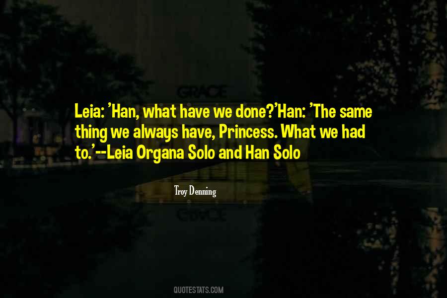 Han Leia Quotes #1390718