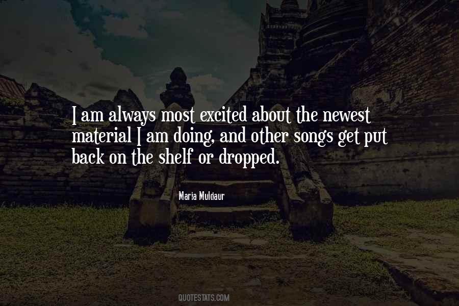 Put On The Shelf Quotes #1162786