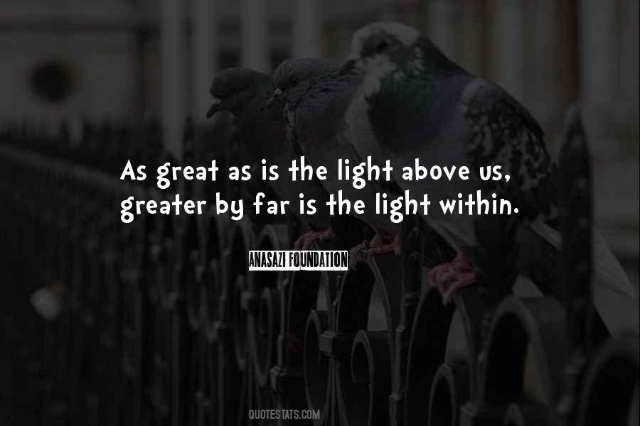 Quotes About The Light Within #1388474