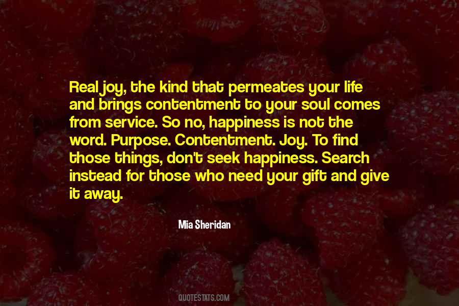 Find Contentment Quotes #1843752