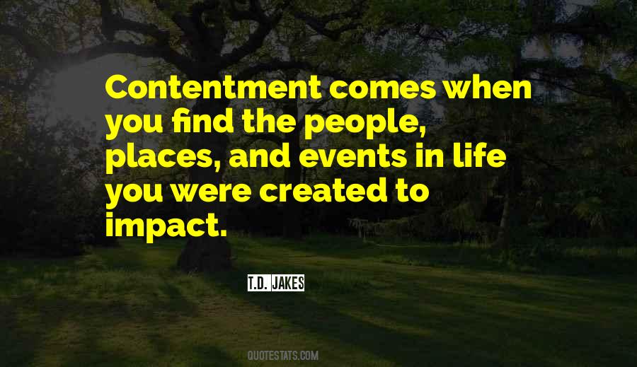 Find Contentment Quotes #433106