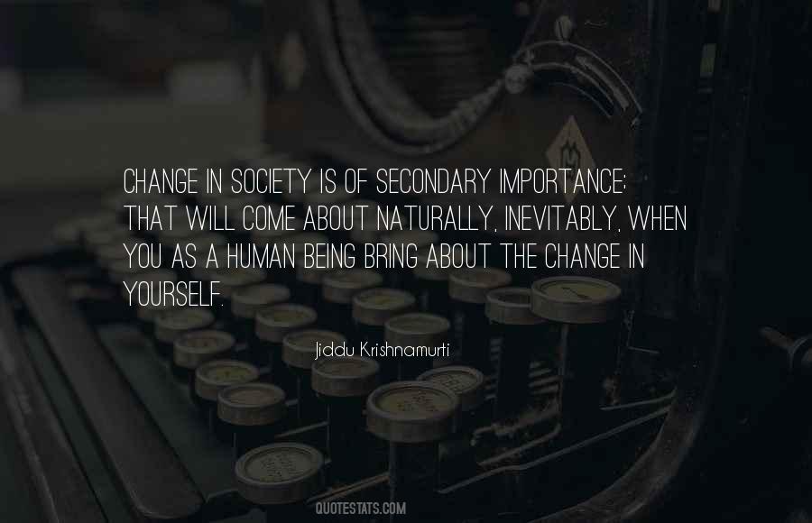 Importance Of Change Quotes #1454509