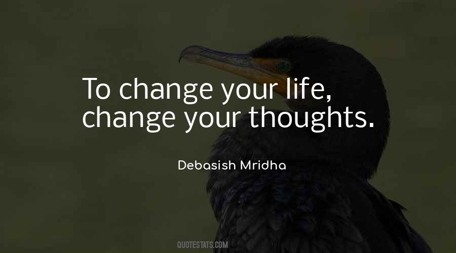 Change Thoughts Quotes #269142