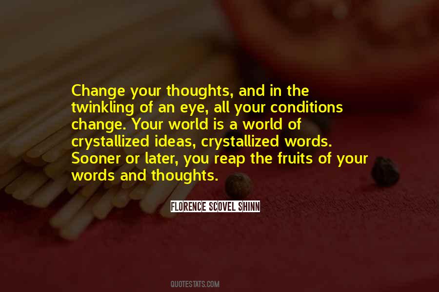 Change Thoughts Quotes #394869