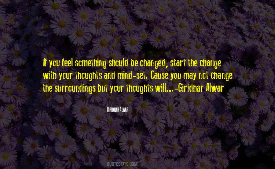 Change Thoughts Quotes #482145