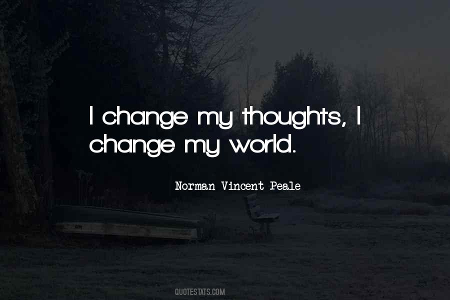 Change Thoughts Quotes #539046