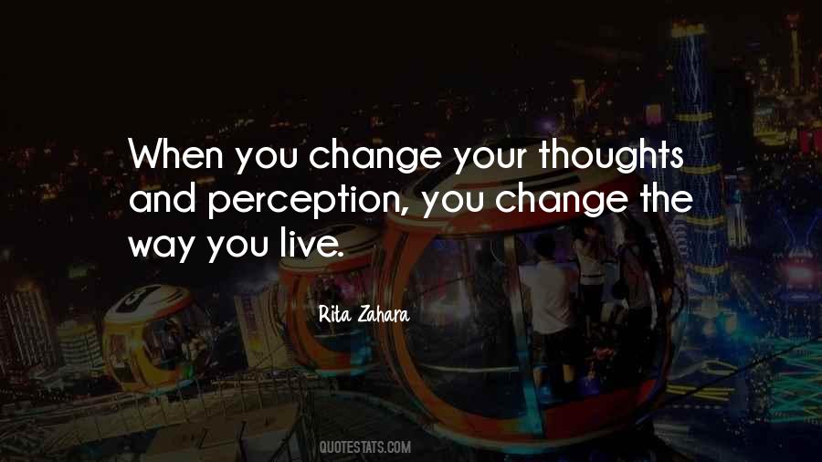 Change Thoughts Quotes #623970