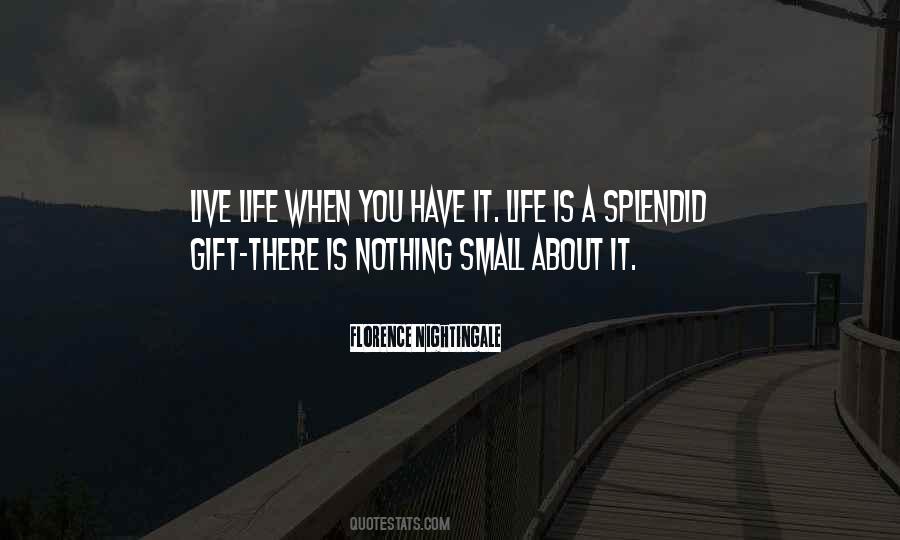 Life Is Gift Quotes #72756