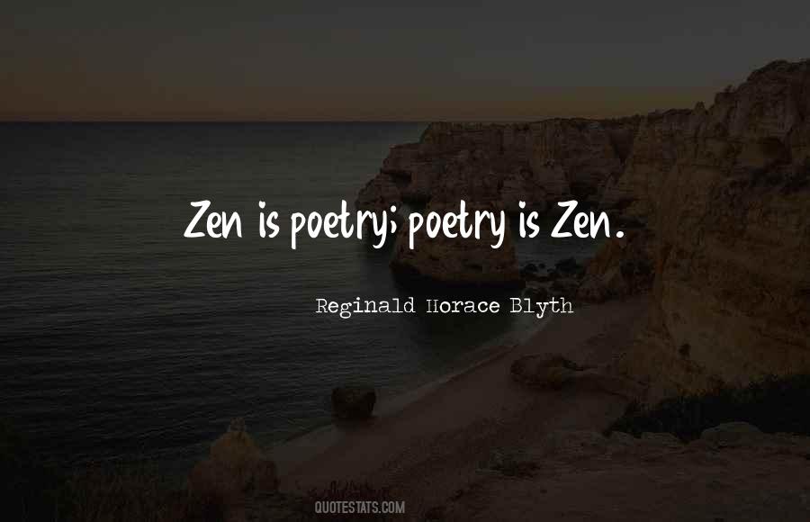 Zen Poetry Quotes #1534952