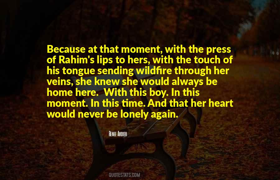 Touch Her Heart Quotes #946786