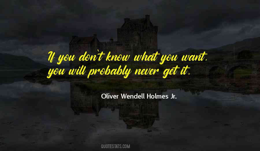 You Never Get What You Want Quotes #473511