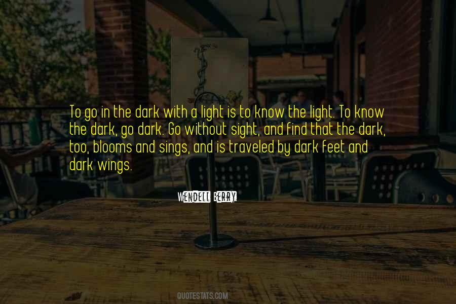 Quotes About The Light In The Dark #3536