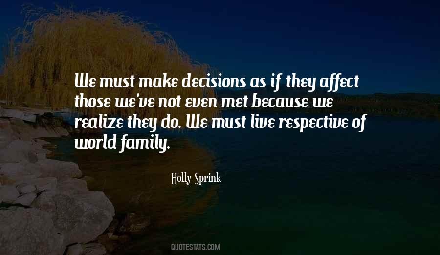 Quotes About Love Decisions #307415