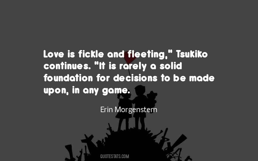Quotes About Love Decisions #437293