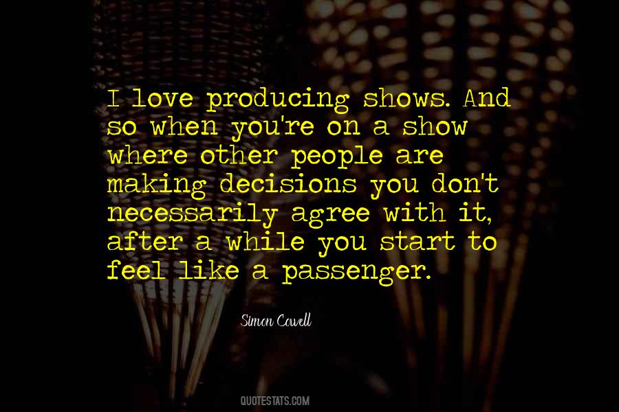 Quotes About Love Decisions #837936