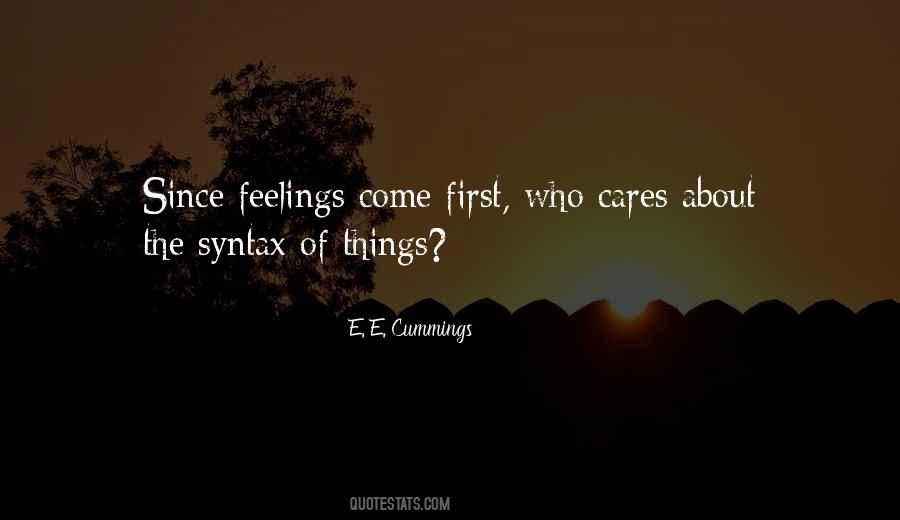 Care Feelings Quotes #1028445
