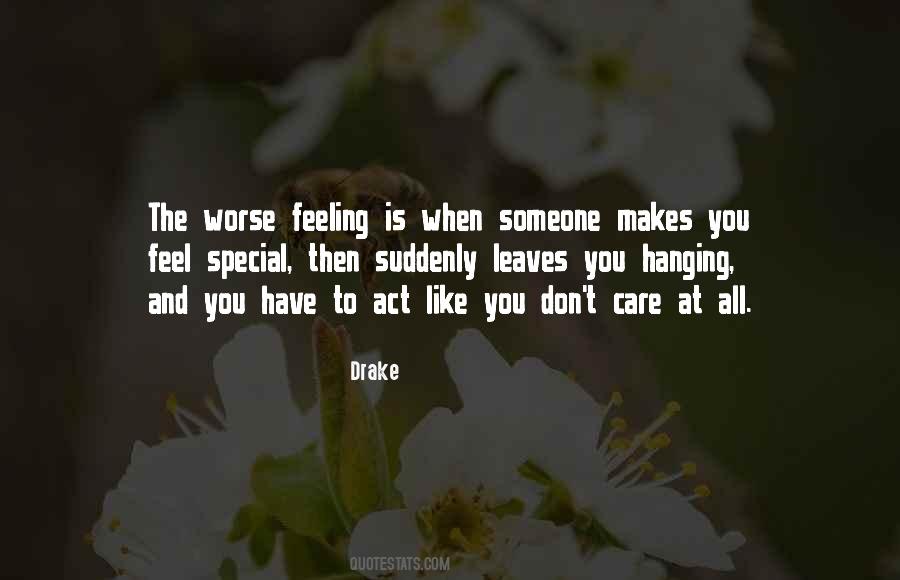 Care Feelings Quotes #1048085