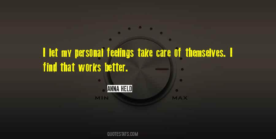 Care Feelings Quotes #1174618