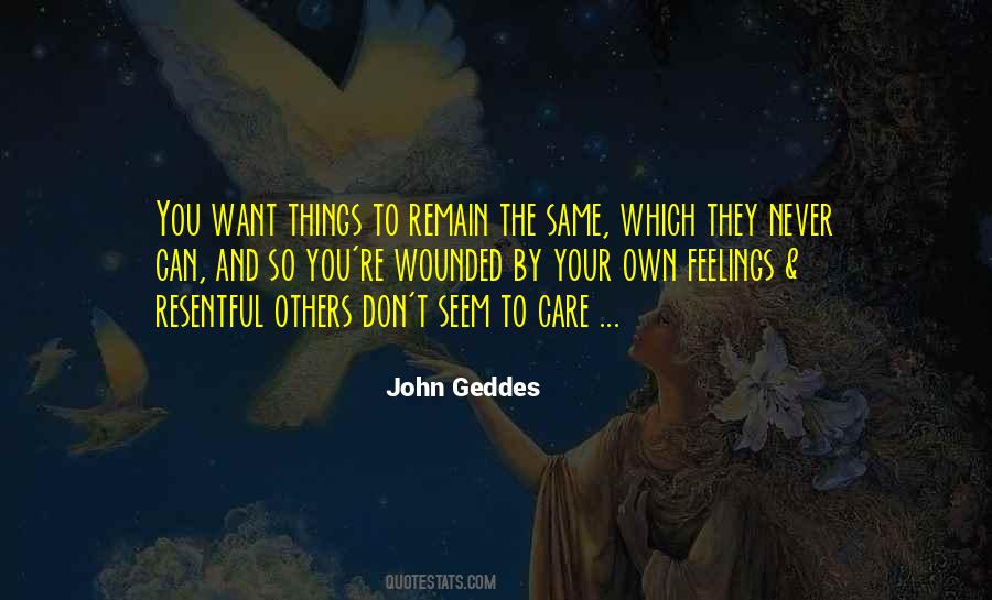 Care Feelings Quotes #1740698