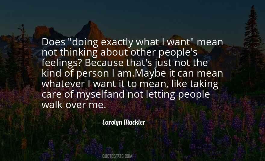 Care Feelings Quotes #1741797