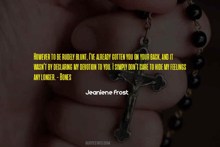 Care Feelings Quotes #264340