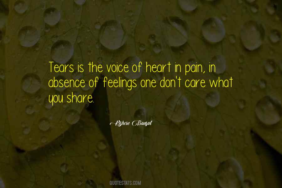Care Feelings Quotes #770452