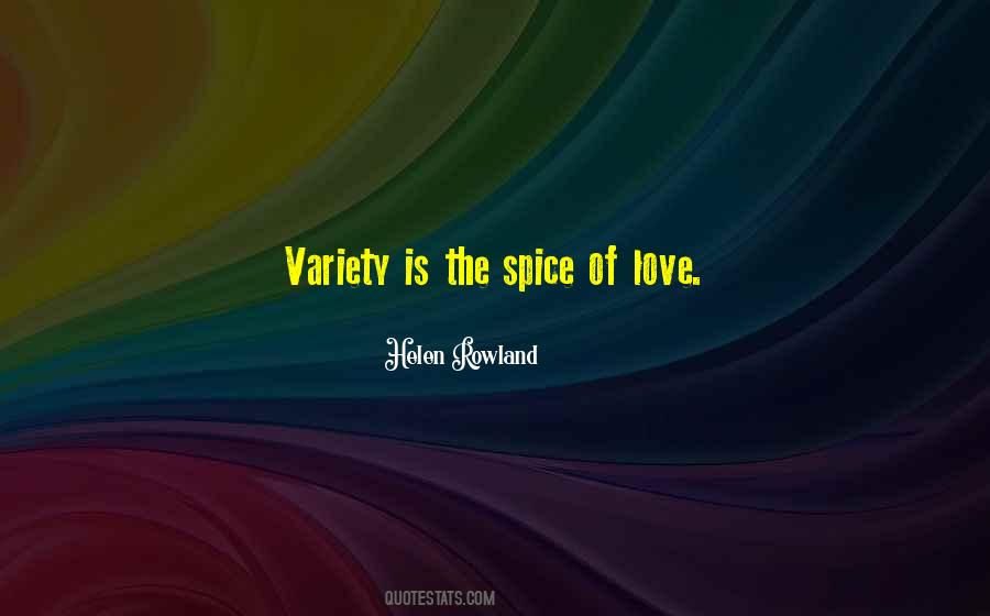 Variety Love Quotes #1803232