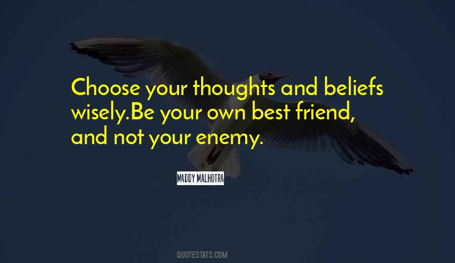 Enemy And Friend Quotes #567513